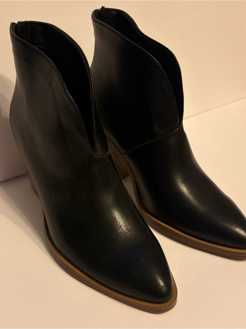 Black Women's Pointed Ankle Boots